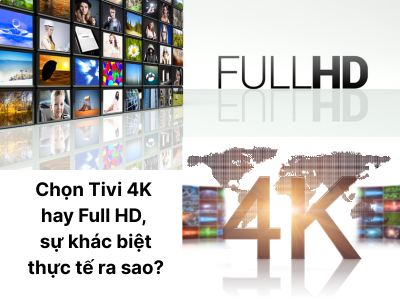 Chọn Tivi 4K hay Full HD, sự khác biệt thực tế ra sao?